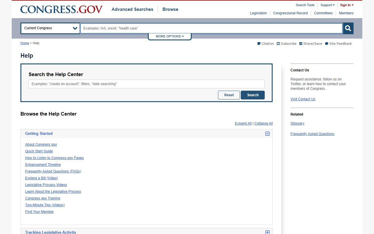 Congress.gov Alaska resources relevant to Eagle River court docket research