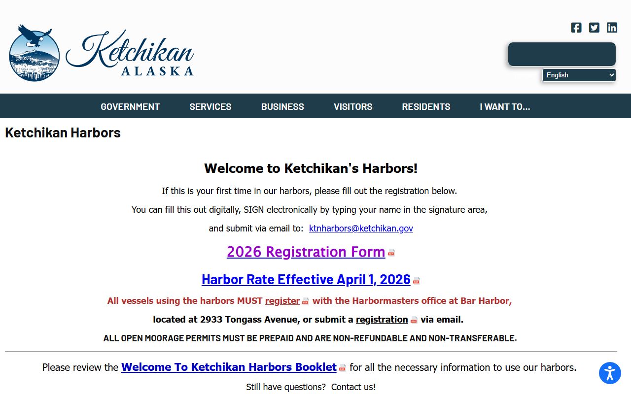 Ketchikan Harbors Department facility relevant to court docket records research